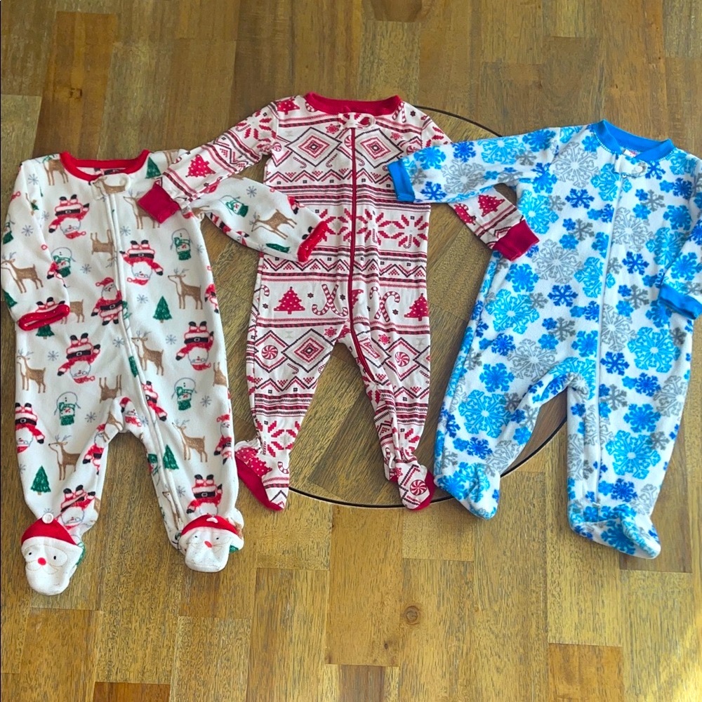Festive Gender Neutral Sleeper Footies